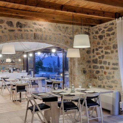 restaurant θέα στην θάλασσα